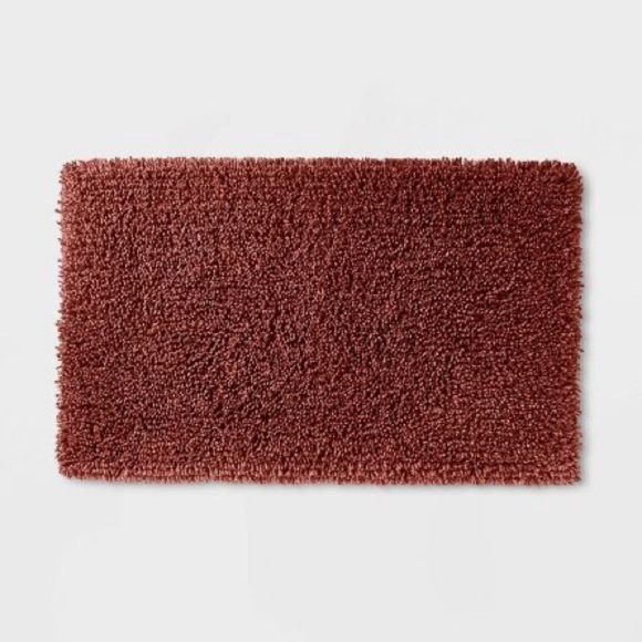 CasaLuna Mélange Looped 100% Cotton Bath Rug Clay - Picture 5 of 6